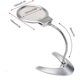 thumbnail image 2 of KAIYANG Lupa de lectura y pasatiempos con manos libres, lente de vidrio de 2X y 5X, soporte de cuello de cisne ajustable a 360 grados, 2 of 5