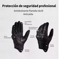 thumbnail image 4 of Guantes De Moto 100% Piel De Cabra Para Pantallas Táctiles, 4 of 8