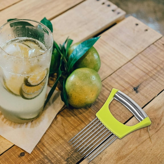 KONTONTY 2Pcs Green Onion Slicing Holder For Cooking And Food