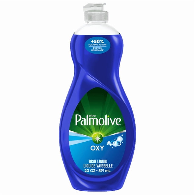 Palmolive Savon à Vaisselle Liquide Ultra Oxy, Découpe Profonde de la Graisse, 591 ml