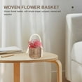 thumbnail image 3 of QUMONIN Rattan Easter Basket with Lace for Gifts and Storage, 3 of 9