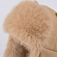 thumbnail image 4 of FhsagQ Hats Winter Hats for Men Cold Weather Solid Color Headscarf Middle Dubai Turkey Solid Color Headscarf Winter Hats for Men Cold Weather Set Winter Hats for Men Cold Weather Wool Khaki One Size, 4 of 8