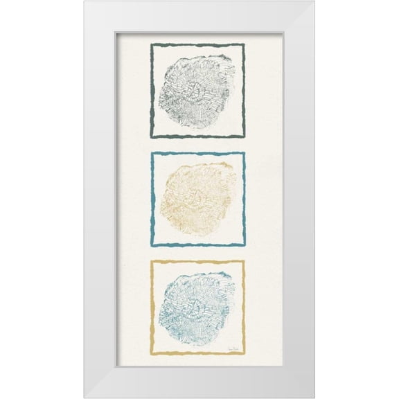 Murdock, Ramona 9x14 White Modern Wood Framed Museum Art Print Titled - Stump Triptych II