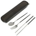 thumbnail image 1 of Raindrops Reusable Cutlery 1 Set Travel Cutlery Kit PP Material For Daily Meals Work Lunches Trips, 1 of 6
