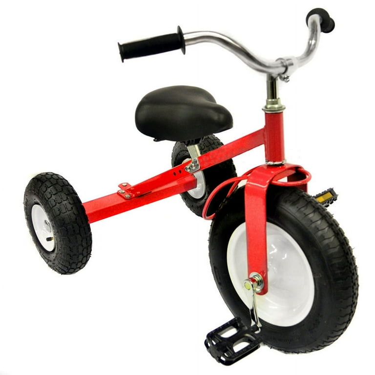 Valley All Terrain Red Tricycle with Wagon Trike Set Pull Along