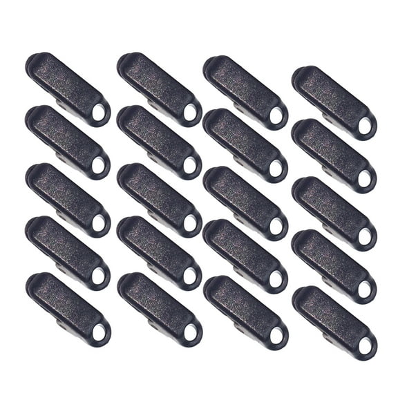20 PCs Hooks with Clips Tarp Pole Waterproof Tent Tents Black