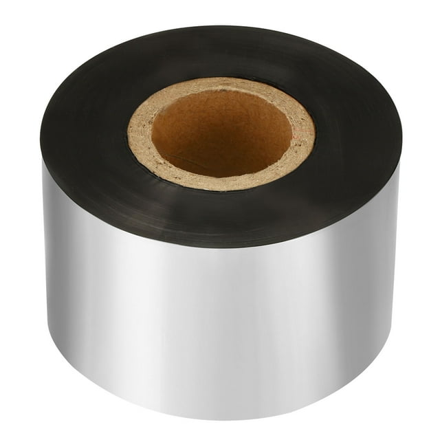 Unique Bargains 1.57'x918' (40mmx280m) Wax Thermal Transfer Ribbon, 4 Roll 1' Core Ink Out Barcode Printer Ribbon, Black
