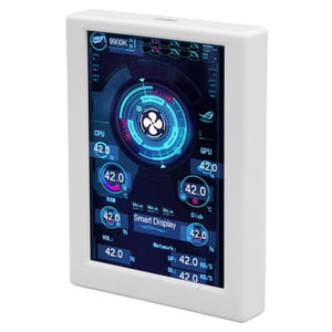 3.5 1 cm IPS USB Écran de sous-écran de l'ordinateur Temp Monitor, CPU GPU RAM PC Affichage panneau de capteur pour le châssis de bureau, moniteur de température Support écran horizontal et vertical