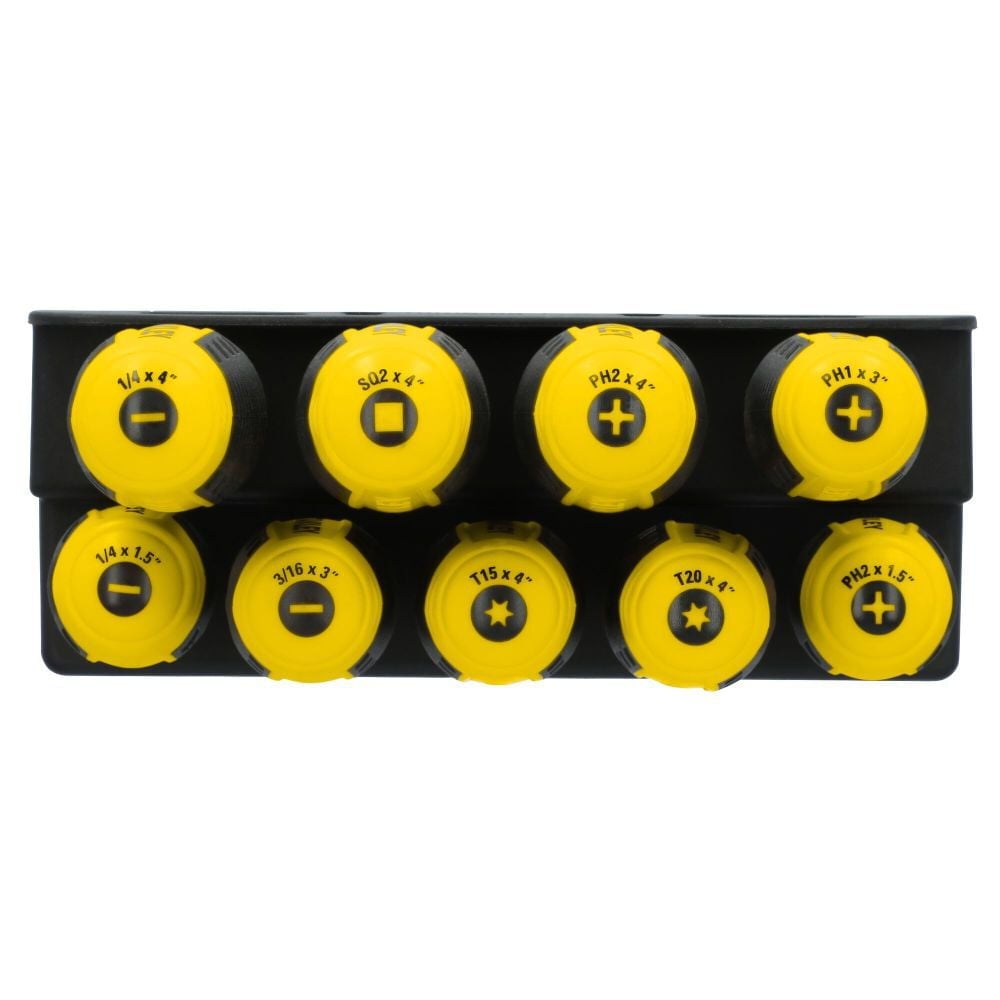 Stanley Screwdriver Set With Stand 9Pc