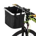 thumbnail image 1 of Cesta delantera de bicicleta, cesta plegable extraíble para manillar de yeacher Alforja para bicicleta, 1 of 7