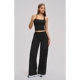 thumbnail image 4 of PISONIC Womens Workout Sets 2 Piece Racerback Crop Top Straight Leg Yoga Pants Yoga Pilates Outfits, 4 of 7