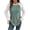 (New19)Green, variant on Womens Waffle Knit Tunic Tops Casual Crewneck Pullover Long Sleeve Shirts With Pockets Loose Fit Blouses Fall Autumn Basic Tees