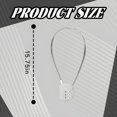thumbnail image 2 of MELIVO Bike Lock,15.75" Kids Bike Lock,Cable Bicycle Lock Bicycle Lock,Silver, 2 of 6