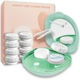 thumbnail image 2 of Portable Ultrasonic Contact Lens Cleaner Machine Kit with Extra 2PCS Solution Cleaning Case Replacement, 2 of 6