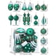 thumbnail image 4 of Juego de adornos de 16 piezas para bolas navideñas - bolas colgantes coloridas con hebillas metálicas para decoraciones del árbol de Navidad, 2,8 pulgadas, 4 of 5