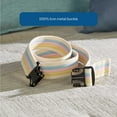 thumbnail image 2 of McKesson Gait Belt with Nylon Buckle - Transfer Aid - Pastel Stripes, 60 in, 1 Ct, 2 of 5
