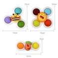 thumbnail image 4 of Juguete giratorio de dibujos animados para bebé juguete educativo de giroscopio de insectos coloridos sonajero para la yema del dedo juguetes de baño para niños y niñas regalo 1 piezas, 4 of 5