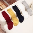 thumbnail image 2 of Diconna Baby Girls Socks, Knee High Socks, Solid Color Long Stocking, 2 of 4