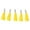yellow, variant on 5pcs Banana for Speaker Cable, Diameter 4mm (choose Colors) - blue, as described