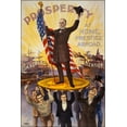 thumbnail image 1 of 24"x36" Gallery Poster, president mckinley Campaign poster showing William McKinley, 1 of 1