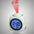 thumbnail image 1 of Reloj despertador con proyección LED Jadeshay Reloj de mesa con proyector multifunción, 1 of 5