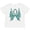 AA-White, variant on Inktastic Ovarian Cancer Awareness with Butterfly Ribbon Words Boys or Girls Toddler T-Shirt