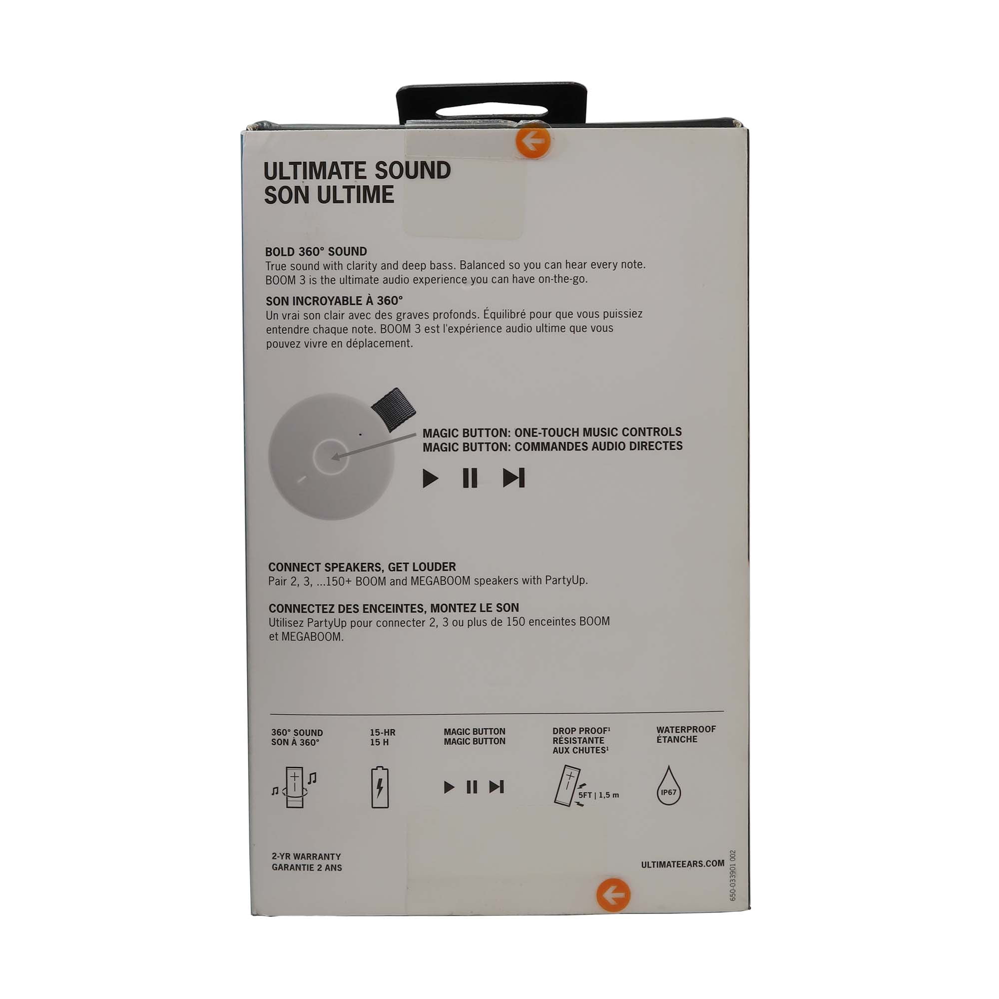 Ultimate Ears BOOM 3 Portable Wireless Bluetooth Speaker (Jungle