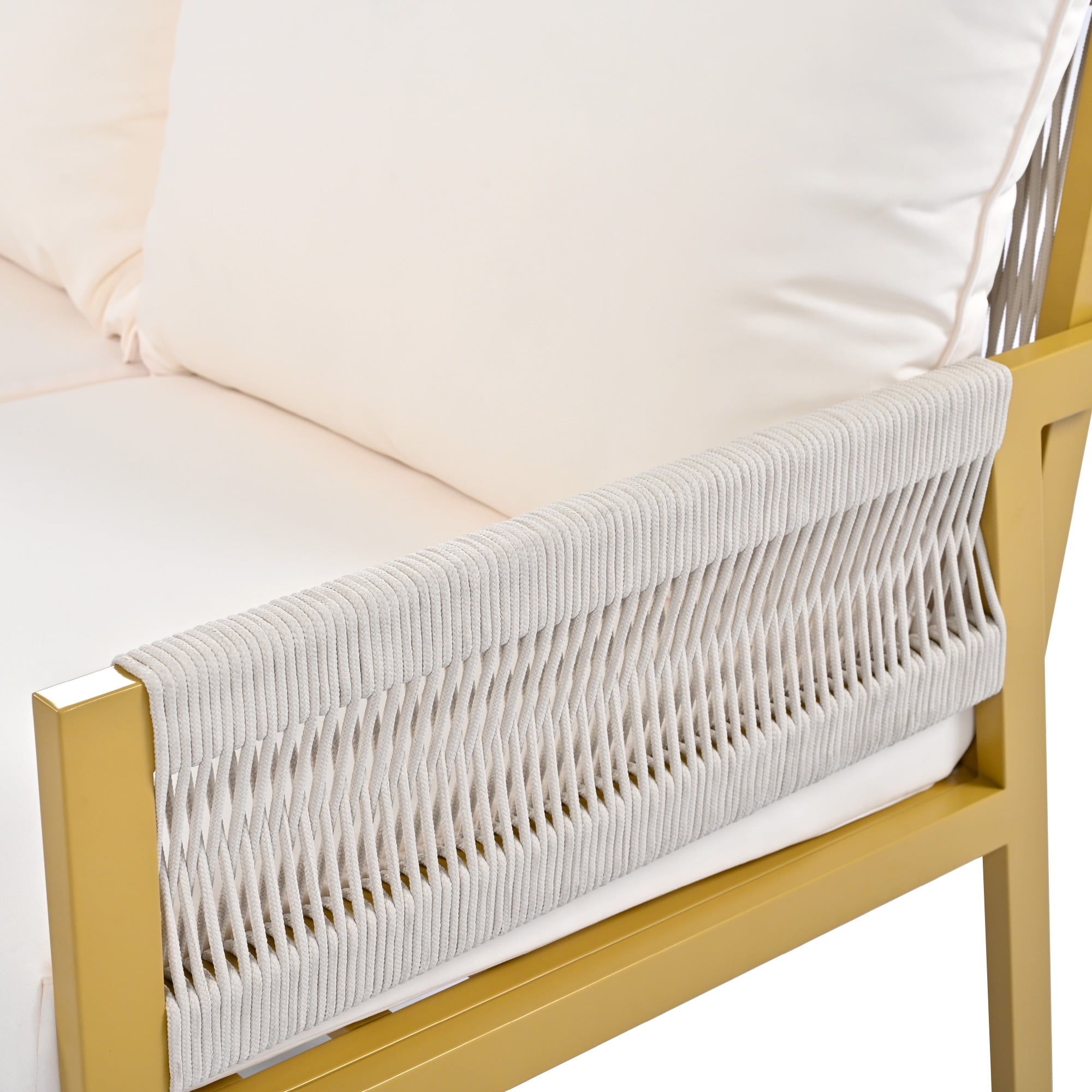 Aimee Lii 4-Pieces Patio Furniture Set, Patio Conversation Set with Tempered Glass Table and Thick Cushion, Outdoor Furniture for Backyard Porch Balcony, Beige Aimee Lii 4-Pieces Patio Furniture Set, Patio Conversation Set with Tempered Glass Table and Thick Cushion, Outdoor Furniture for Backyard Porch Balcony, Beige