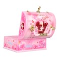 thumbnail image 4 of Emoshayoga Joyero Musical - Cofre del Tesoro para Niñas Caja De Joyería Musical, Diseño De Espejo Caja De Almacenamiento De Joyería Musical para Niños Collar Pulsera, 4 of 5