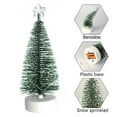 thumbnail image 6 of Miniature LED Christmas Tree Lights Set with 4-Color String Lights - Realistic Snow-Covered Cedar for DIY Holiday Decor, Train Scenes & Festive Gifts, 6 of 9