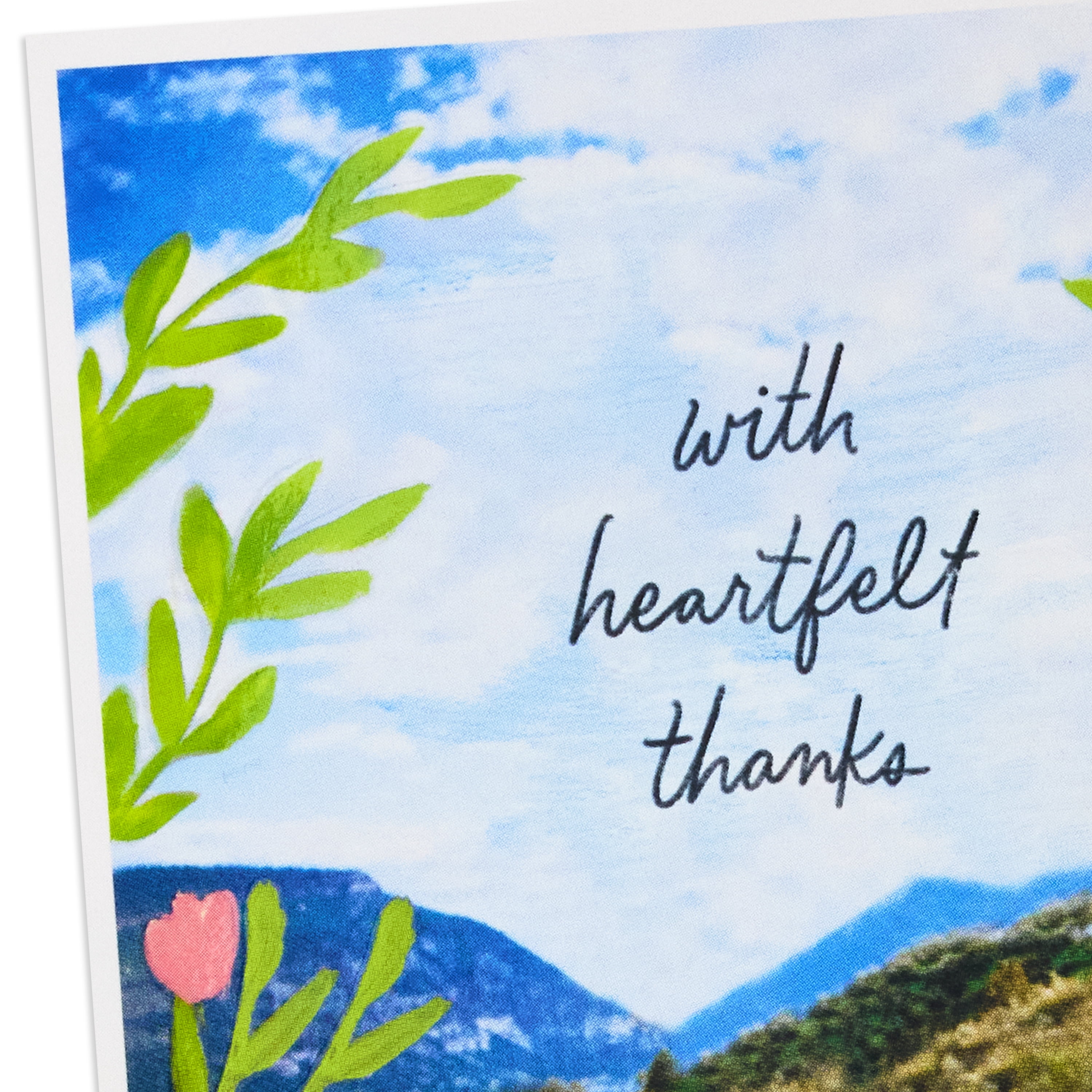 Hallmark Blank Thank You Notes (Mountain Landscape), Pack of 10