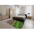 thumbnail image 5 of Ahgly Company Machine Washable Indoor Square Transitional Charcoal Black Area Rugs, 6' Square, 5 of 7