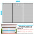 thumbnail image 2 of Entesi Magnetic Mesh Garage Door Screen 16.4x7.5 FT, Breathable Hands Free Installation for Pets, 2 of 6