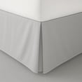 thumbnail image 1 of Faldón de cama LDC Lux Decor Twin, 40 cm, microfibra cepillada, color gris, 1 of 9