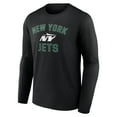 thumbnail image 2 of Men's Black New York Jets Victory Arch Long Sleeve T-Shirt, 2 of 3