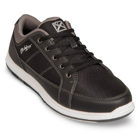 KR Strikeforce Spartan Black/Charcoal Men's Bowling Shoes, Size