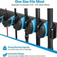 thumbnail image 2 of Wall Mounted Fishing Rod Rack 9 Rod Vertical Rod Holder Garage Fishing Poles Holder for Wall Garage Boats Enduring, 2 of 8