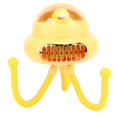 thumbnail image 3 of Ventilador para cochecito Patas de pulpo flexibles Cápsula espacial Ventilador sin hojas Cochecito multifuncional portátil de 3 velocidades Ventilador silencioso Amarillo, 3 of 10