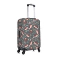 thumbnail image 3 of Fotbe Hedgehogs and Flowers1 Luggage Cover Protector,Suitcase Protector,Scratch and Dirt Resistant,Fits 18-32 Inch Luggage-Small, 3 of 9