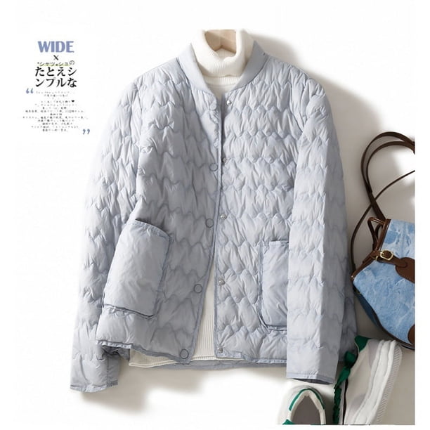 Chaqueta corta de algodón ligera y artística retro para mujer, chaqueta de invierno de cien torres