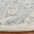 thumbnail image 3 of SAFAVIEH Metro Elvina Floral Area Rug, Grey/Ivory, 6' x 6' Round, 3 of 8