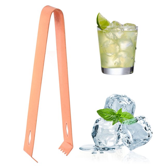 Pinza de Hielo de Acero para inoxidable para cocino, clip Engrosado, Abrazadera Pequeña de ROMBO Para Barra de Cubitos de Hielo, Pinza de Hielo Bloques de Hielo