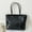 Black BK, variant on WIZUTIZ Ladies Satchel Chain Woven Casual Straw Weaving High Capacity Handbag Bucket-bag for Women Womens Handbags Shoulder Bags Large Solid Bags Water Resistant Lightweight Bag 1 PC Black
