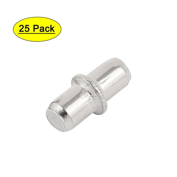 5mmx13.5mm Metal Cylindrical Shape Shelf Holder Support Pins Studs 25pcs