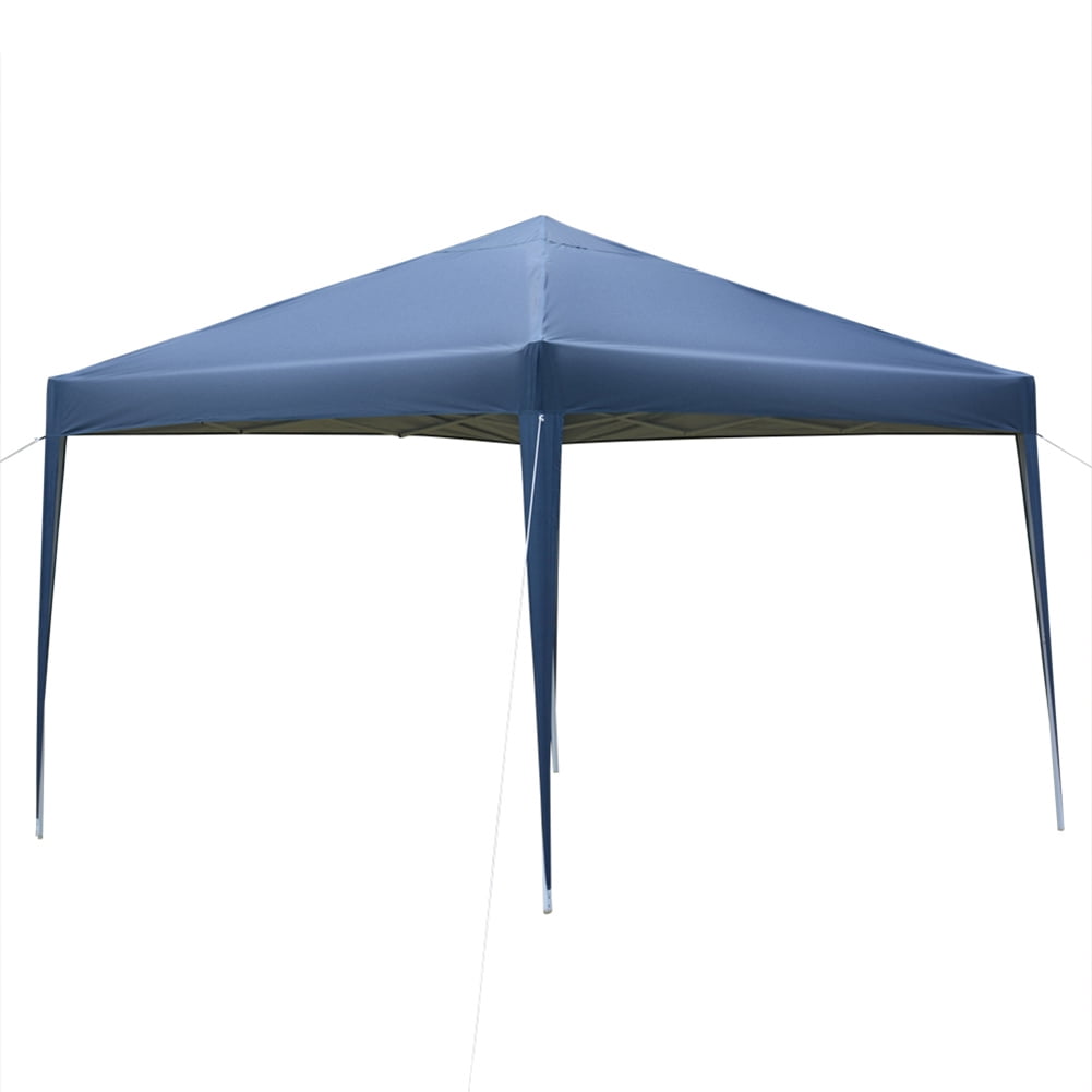 Aimee Lii 116"x116" Canopy Tent Awnings for Decks, Backyard Canopy Gazebo, Awnings for Patio Waterproof, Outdoor Patio Awnings for Party Camping BBQ Events, Blue