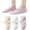 Nude White Pink 3 Pack, variant on Thick No Show Socks for Women Athletic Ankle Socks Cushioned Running Low Cut No Show Socks Non Slip 3/6 Pairs