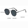 thumbnail image 3 of Wutalume Advanced Unisex Retro Sunglasses, Large Frame Flat Mirror Lens, Classic Oversized UV Protection Sun Glasses for Men and Women, Daily Fashion Outdoor Wear,A, 3 of 6