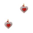thumbnail image 3 of QualitChoice Porte-Clés Pompon Porte-Clés en Daim Jour de la Saint-Valentin Multicolore Porte-Clés Polyvalent Sac de Fabrication Décor Coeur Porte-Clés Rouge 2Set, 3 of 6