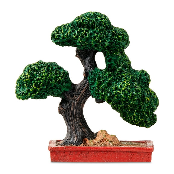 Vibrant Life Aquarium Decor, Bonsai Tree Ornament, 4.25" x 1.77" x 4.33"