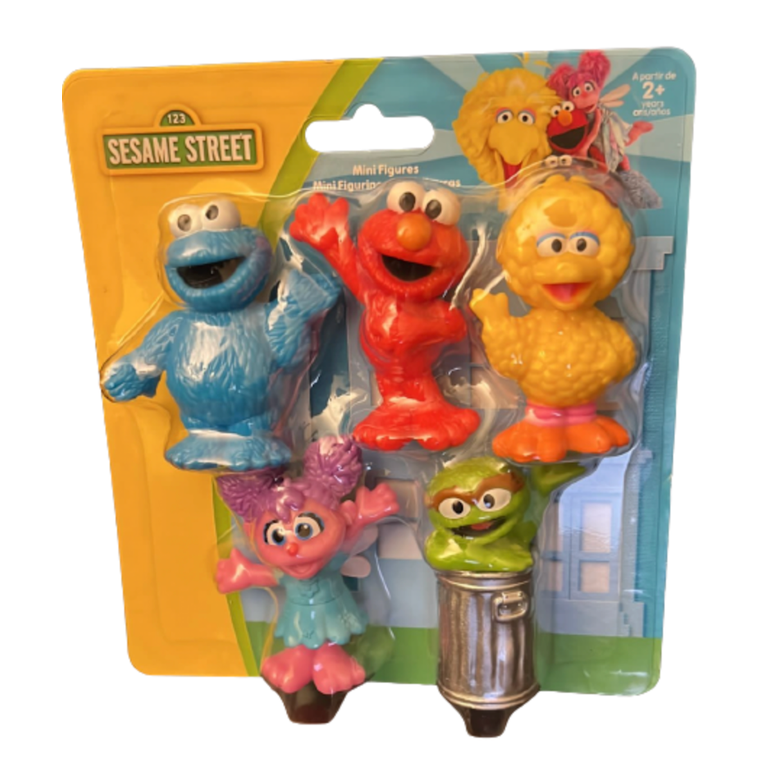 Just Play Sesame Street Collectible Figures Toy with Card, Mini 5